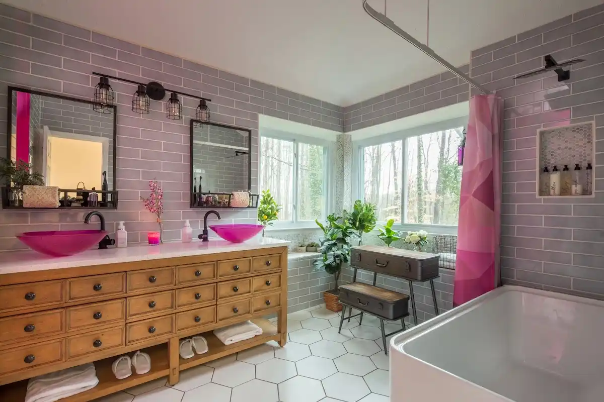 Bathroom renovation after water damage restoration in Aledo