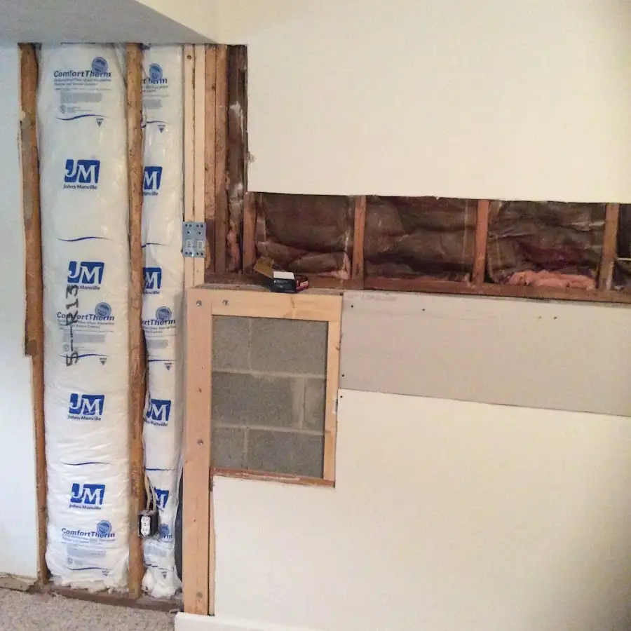 Wall insulation replacement during Structural Drying in Aledo
